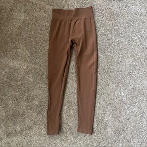 Brown Stretch Leggings